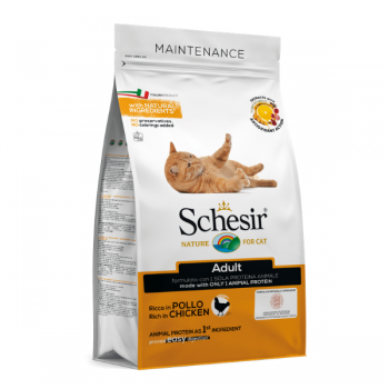 Hrana uscata pentru pisici Schesir Adult cu pui 400 g