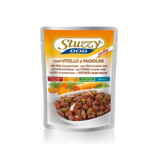 Stuzzy Dog Jelly Vitel si Fasole Verde 100 gr