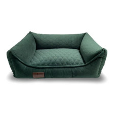 Culcusul pentru caini Meduza Riviera, verde inschis, 80x60 cm
