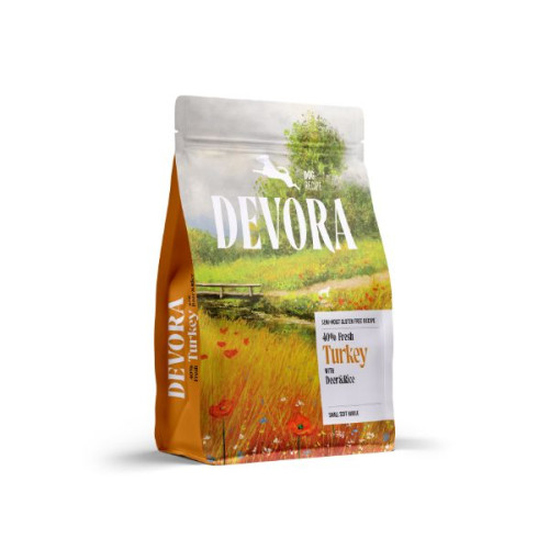 Hrană semi-umedă pentru câini Devora Dog Semi-Moist Small Kibble Fresh Turkey & Deer & Rice 5 kg