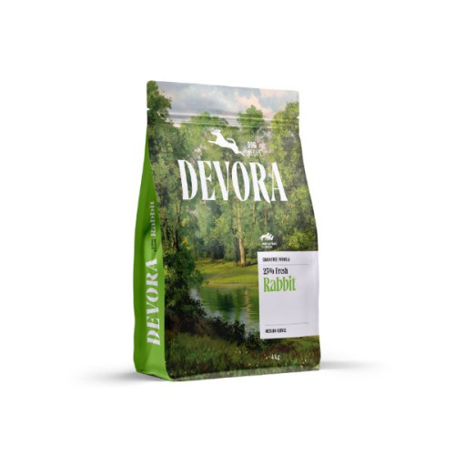 Hrana uscata pentru caini Devora Adult All Sizes Grain Free Monoprotein cu iepure 4 kg