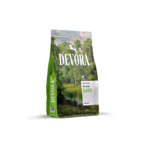 Hrană uscată pentru câini Devora Puppy & Junior Medium & Large Breed Grain Free Monoprotein cu iepure 1,5 kg