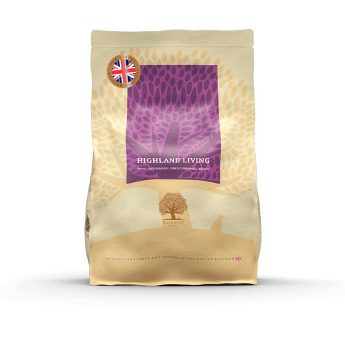 Hrană uscată pentru câini Essential Highland Living Small Breed 2,5 kg