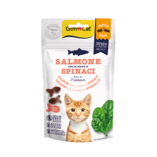 Recompense pentru pisici Gimcat Crunchy somon si spanac 50 g