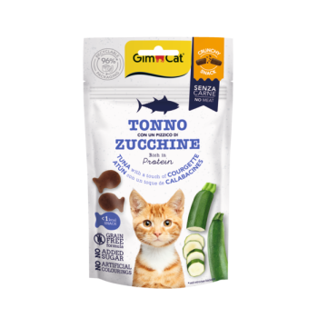 Recompense pentru pisici Gimcat Crunchy ton si dovlecel 50 g Recompense pentru pisici Gimcat Crunchy ton si dovlecel 50 g