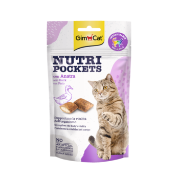 Recompense pentru pisici Gimcat Nutri Pockets cu rata 60 g Recompense pentru pisici Gimcat Nutri Pockets cu rata 60 g
