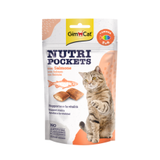 Recompense pentru pisici Gimcat Nutri Pockets cu somon 60 g 