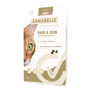 Hrana uscata pentru pisici Sanabelle Hair and Skin 8 kg