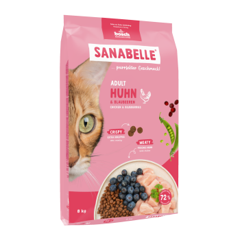 Hrana uscata pentru pisici Sanabelle Adult cu pui 8 kg
