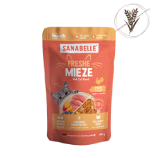 Hrana umeda pentru pisici Sanabelle plic Curcan si Pui 100 gr