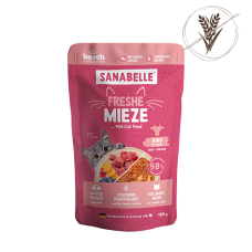 Hrana umeda pentru pisici Sanabelle plic Vita si Pui 100 gr