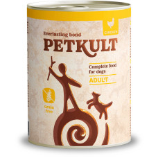 Hrana umeda pentru caini Petkult Adult cu pui 800 gr