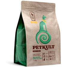 Hrana uscata Petkult Adult Care Balanced Life All-Cat pentru pisici cu Pui 400gr