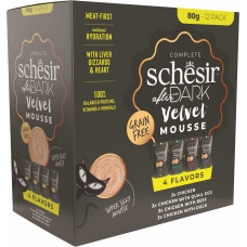 Hrana umeda pentru pisici Schesir After Dark Pachet, mousse 12x80 gr