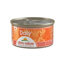 Hrana umeda pentru pisici Almo Natur Daily Cat Conserva Somon Mouse 85 gr