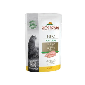 Hrana umeda pentru pisici Almo Nature HFC Plic Filet de pui 55 gr