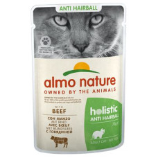Hrana umeda pentru pisici Almo Nature Holistic Anti-Hairball cu Vita 70 gr