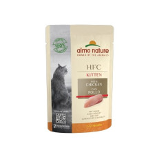 Hrana umeda pentru pisici Almo Nature HFC Complet Plic Kitten Pui 55 gr