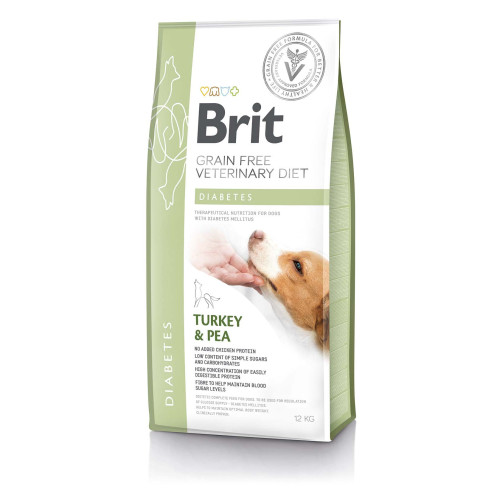 Hrană uscată pentru câini Brit Grain Free VD Diabetes 12 kg