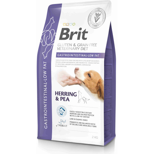 Hrană uscată pentru câini Brit Grain Free VD Gastrointestinal Low Fat 2 kg
