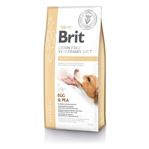 Hrană uscată pentru câini Brit Grain Free VD Hepatic 12 kg