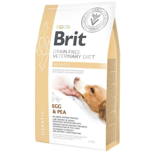 Hrană uscată pentru câini Brit Grain Free VD Hepatic 2 kg