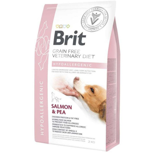 Hrană uscată pentru câini Brit Grain Free VD Hypoallergenic 2 kg