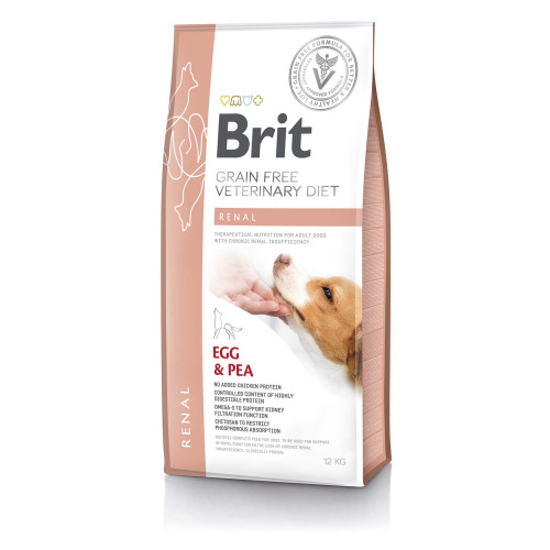 Hrană uscată pentru câini Brit Grain Free VD Renal 12 kg