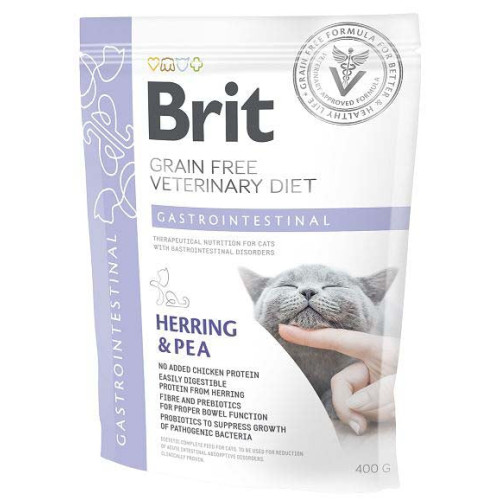Hrană uscată pentru pisici Brit Grain Free VD Gastrointestinal 400 g