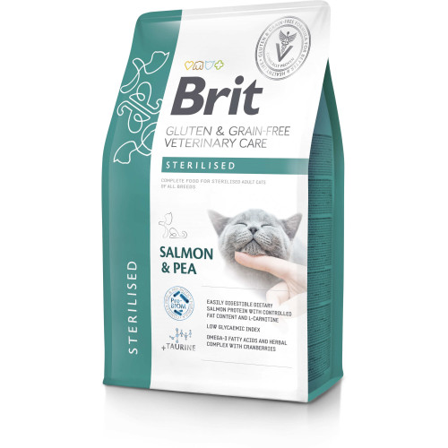Hrană uscată pentru pisici Brit Grain Free VD Sterilised 2 kg