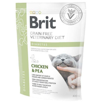 Hrana uscata pentru pisici Brit Grain Free VD Diabetic 400 gr 