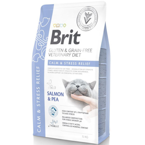 Hrană uscată pentru pisici Brit Grain Free VD Calm & Stress 5 kg