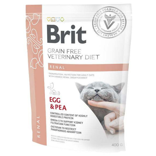Hrană uscată pentru pisici Brit Grain Free VD Renal 400 g