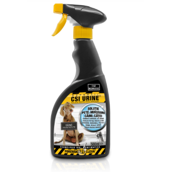 Solutie pentru pete si mirosuri CSI Urine Dog Spray 500 ml