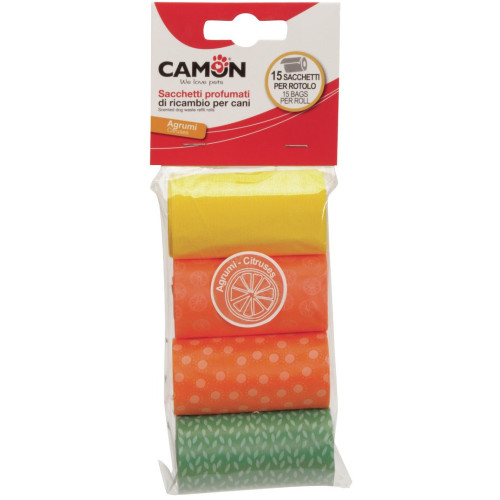 Saci citrice Camon 4 role x 15 bucăți