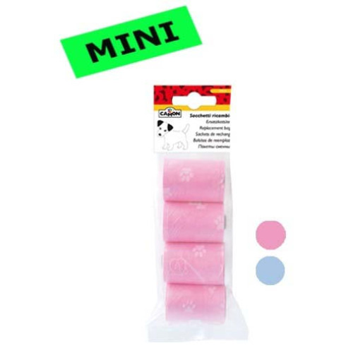Saci colorati mini Camon 4 role x 20 bucăți