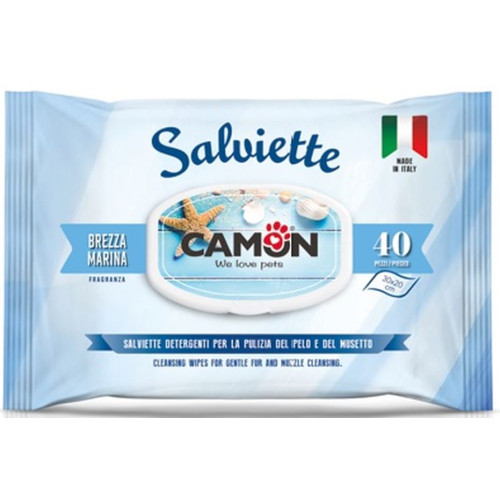 Șervețele pentru curățare cu parfum Marine Camon 40 bucăți
