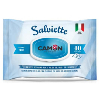Şerveţele pentru curăţare cu parfum Excel Camon 40 bucăţi 