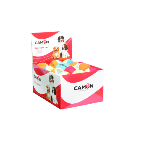 Jucării pentru câini Camon Mingi de tenis colorate set 24 buc