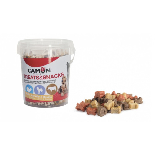 Recompense pentru câini Camon Snackbox Mini Bones 500 g