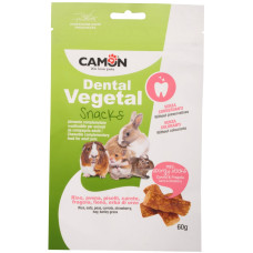 Snacks-uri pentru rozatoare Camon cu morcovi si capsuni 60 gr
