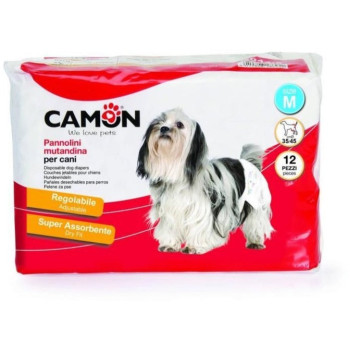 Scutece pentru caini Camon M 35-45cm 12buc/set 