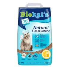 Nisip pentru litiera Biokat's Natural Cottom Blossom 5kg