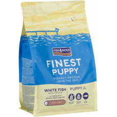 Hrana uscata pentru catei Fish4Dogs Finest Puppy Peste si Cartolf Alb 1.5 kg