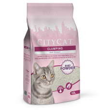Nisip pentru pisici City Cat Clump White B Powder 10L/8,5 kg 