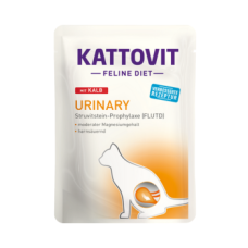 Hrana umeda pentru pisici Kattovit Feline Diet Urinary cu Vitel 85 gr