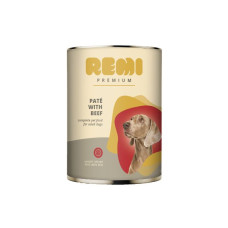 Hrana umeda pentru caini Remi Premium Pate cu Vita 400gr