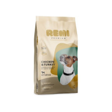 Hrana uscata pentru caini Remi Premium Adult Small Breed cu Pui și Curcan 3kg