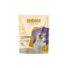 Hrana uscata pentru pisici Remi Premium Adult Sterilized cu Somon 400gr