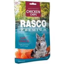 Recompense pentru caini Rasco Soft Chips Pui 230 gr